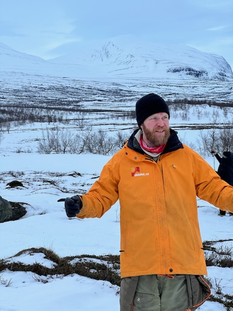 Tour guide Magnus Strandberg